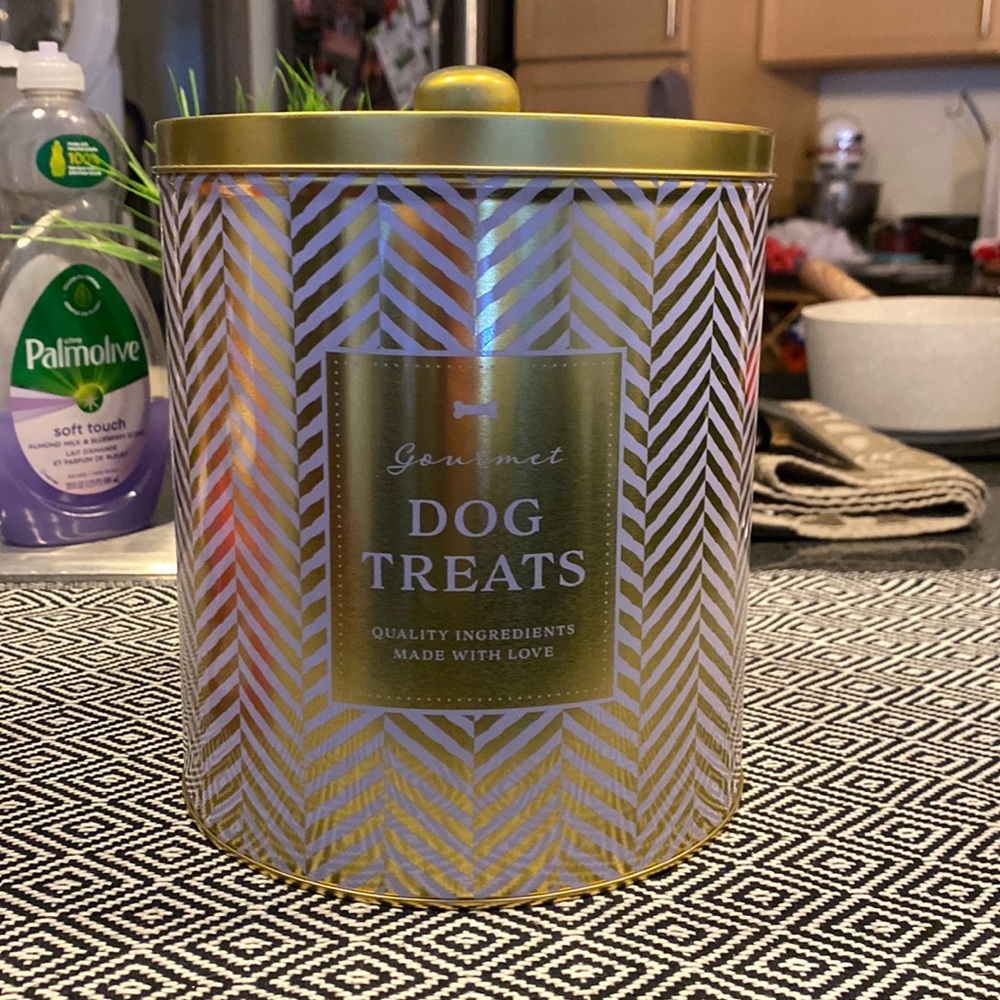 Dog treat canister!